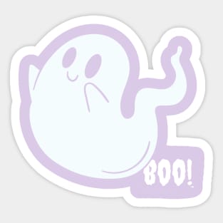 Halloween boooo cute ghost Sticker